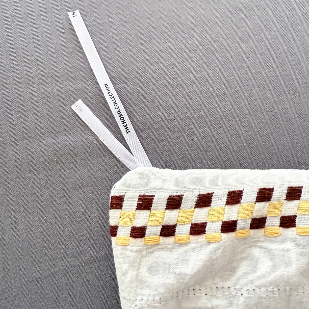 91家纺网 家纺一手货源 找家纺 眠博士 2025新款A类立体穿线提花纯棉四件套 提花股线套件-未来 灰