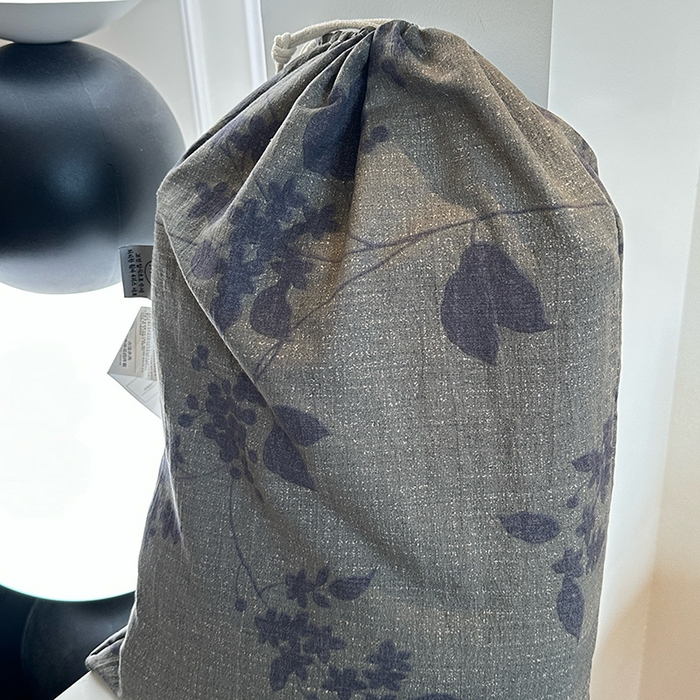 91家纺网 家纺一手货源 找家纺 美丽坊 2025新款仿棉麻亚麻质感复古原麻四件套（配同花色布袋五件套） 迷迭绿