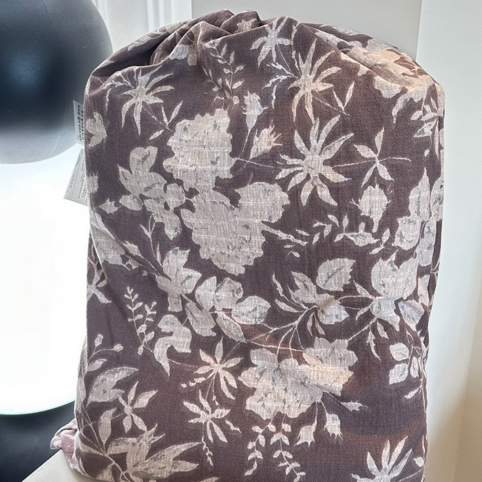 91家纺网 家纺一手货源 找家纺 美丽坊 2025新款仿棉麻亚麻质感复古原麻四件套（配同花色布袋五件套） 山野