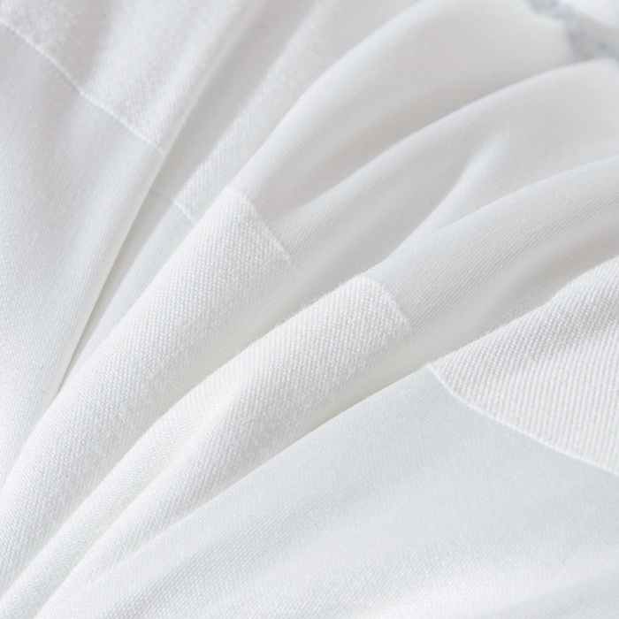 91家纺网 家纺一手货源 找家纺 鼎晟纺 2025新款针织大豆纤维舒眠立体枕学生枕头成人枕芯单枕芯 针织大豆舒眠枕-白灰