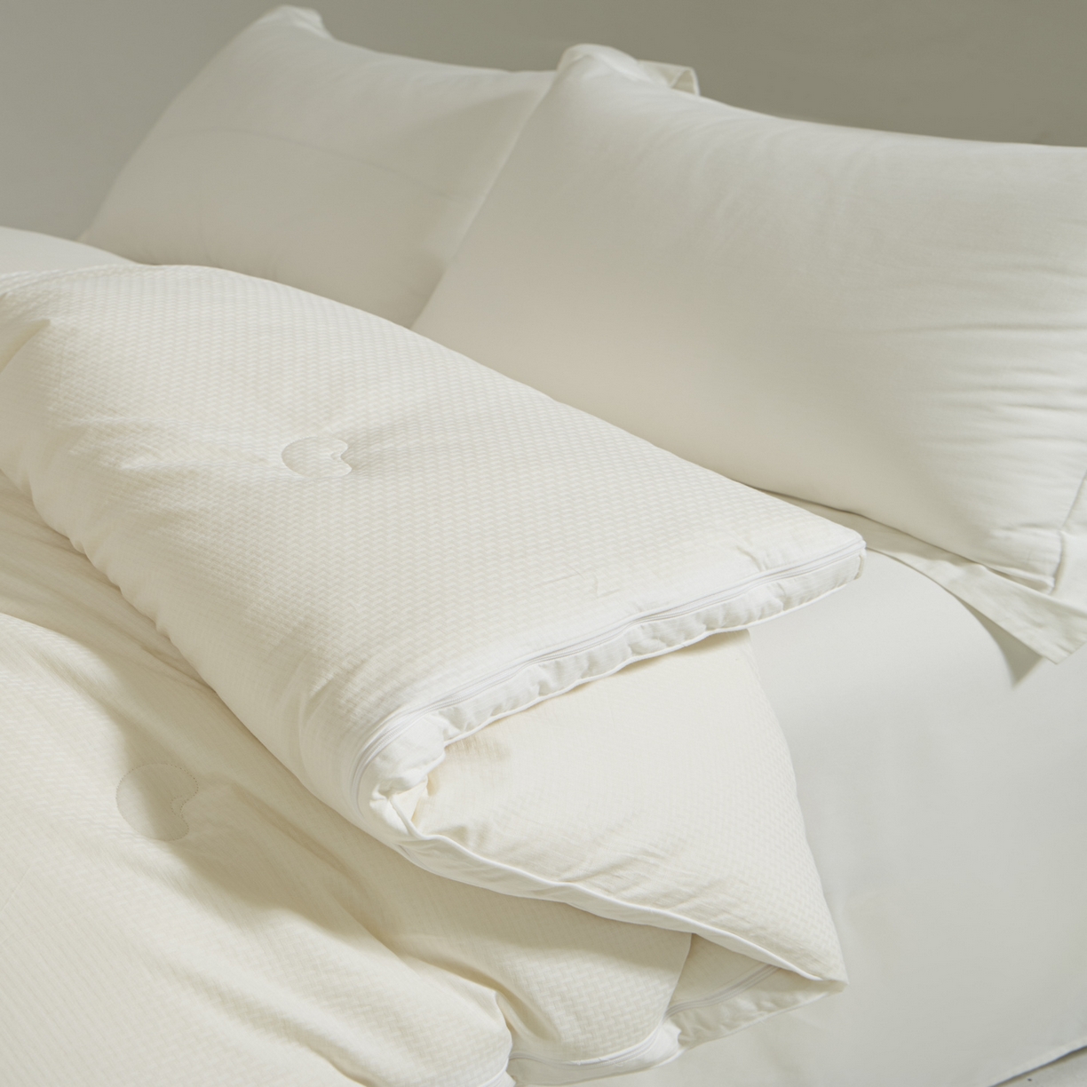 91家纺网 家纺一手货源 找家纺 （总）纪梵茜 2025新款李官奇正品授权80%大豆被子全棉纯棉拉链子母被双胎二合一冬被-格伦