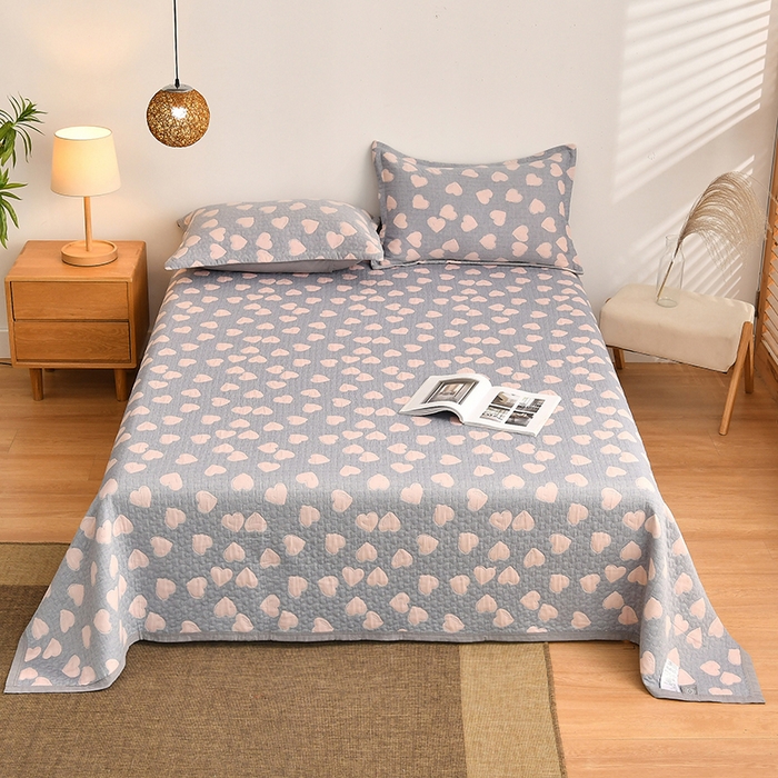 91家纺网 家纺一手货源 找家纺 梦洋家纺 2025新款全棉四层纱多能盖毯毛巾被空调夏被床盖款盖毯 一见倾心