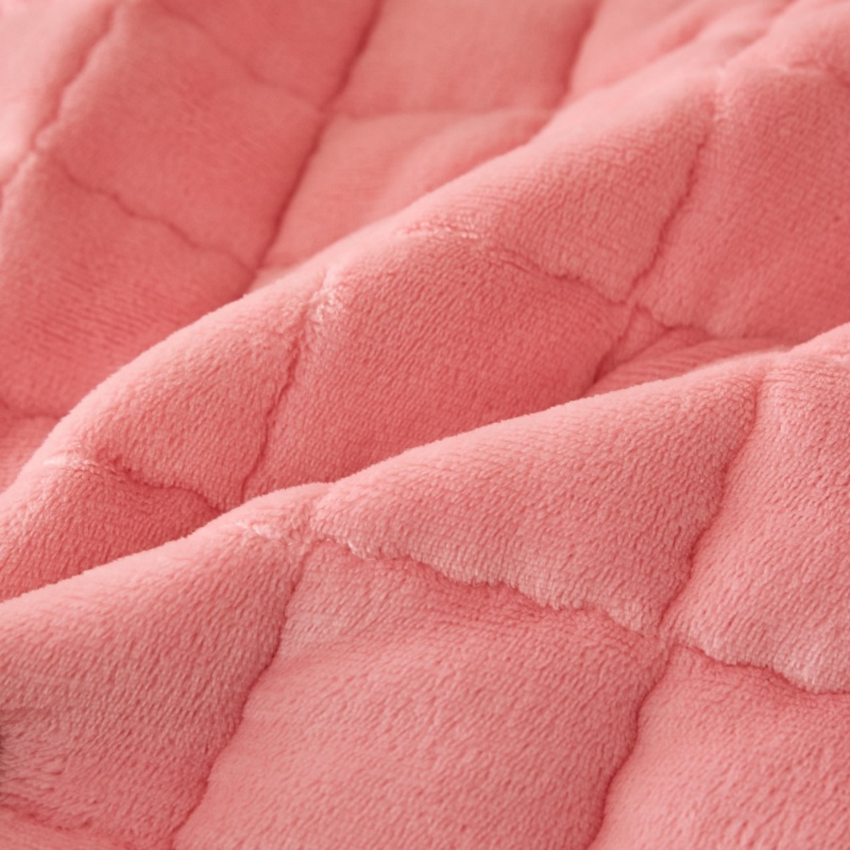 91家纺网 家纺一手货源 找家纺 东宇床垫 2025新款A类牛奶绒印花直角防滑床垫床褥三件套-学生款 粉格甜心