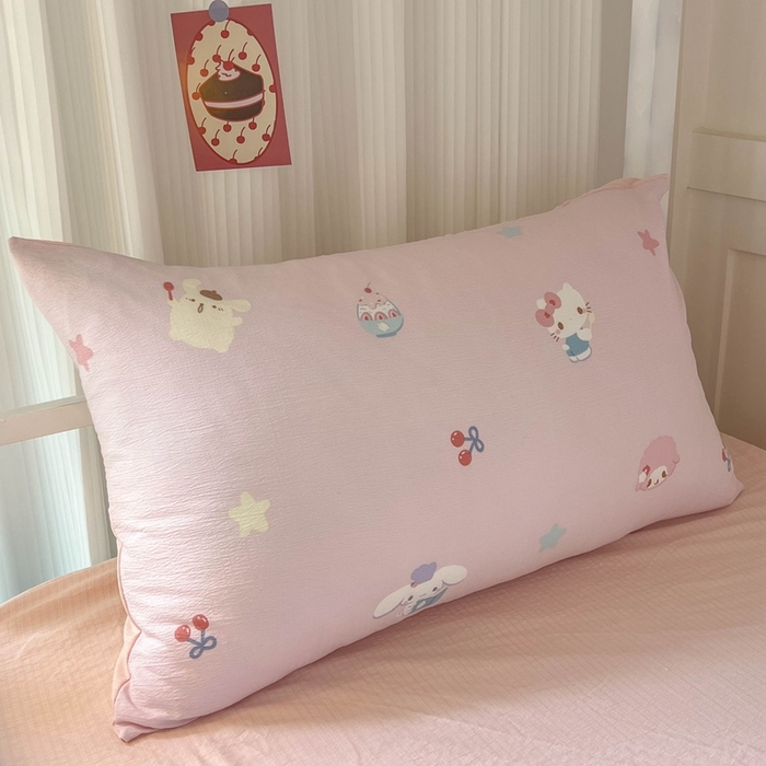 91家纺网 家纺一手货源 找家纺 玉海棠家纺 2025新款云感双层纱提花学生宿舍三件套上下铺三件套 三丽家族