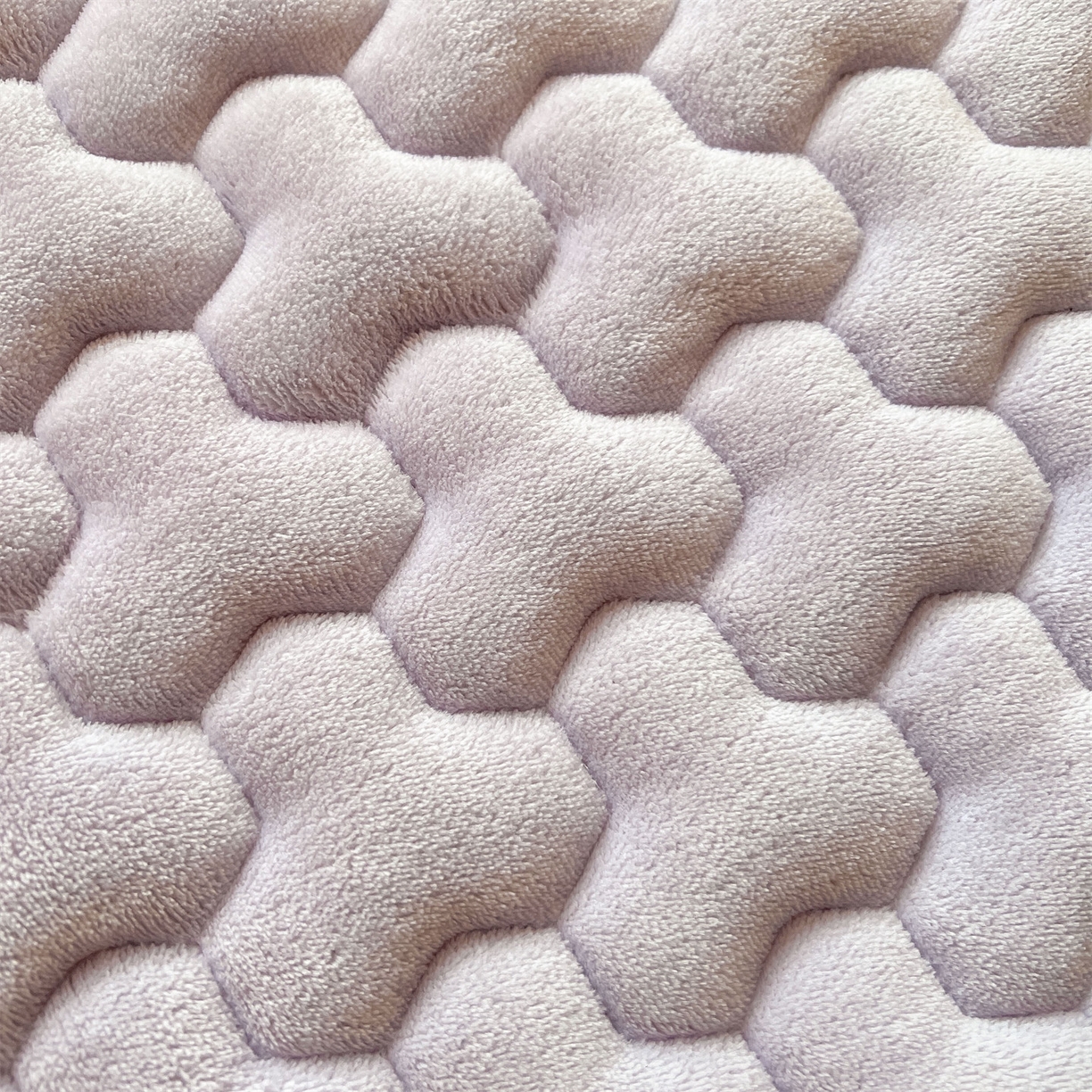 91家纺网 家纺一手货源 找家纺 雯豆 2025冬季新品牛奶绒夹棉床笠大学生床垫保护套纯色素色床罩牛奶绒夹棉床笠-雪青