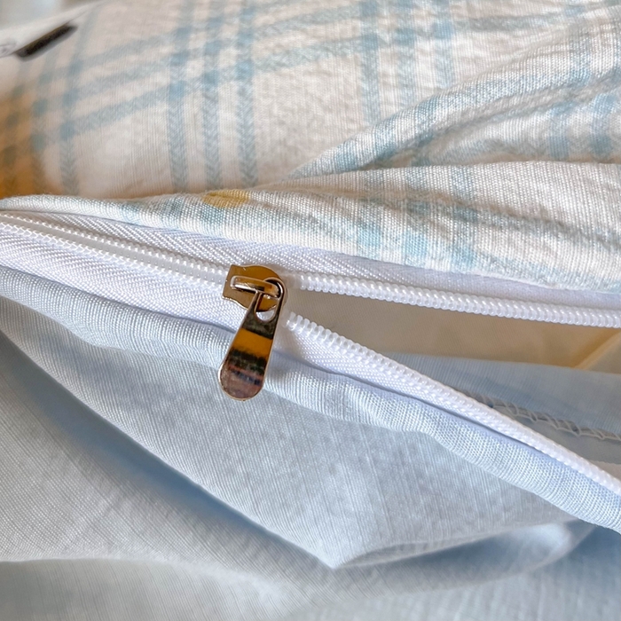 91家纺网 家纺一手货源 找家纺 玉海棠家纺 2025新款云感双层纱提花学生宿舍三件套上下铺三件套 熊猫宝宝