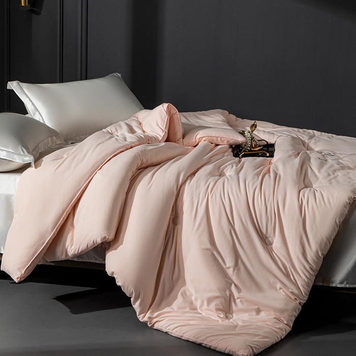 91家纺网 家纺一手货源 找家纺 （总）小牛席业 2025新款A幸运铃兰-新疆棉花被系列棉被冬被春秋被空调被夏被加厚冬被被芯被子