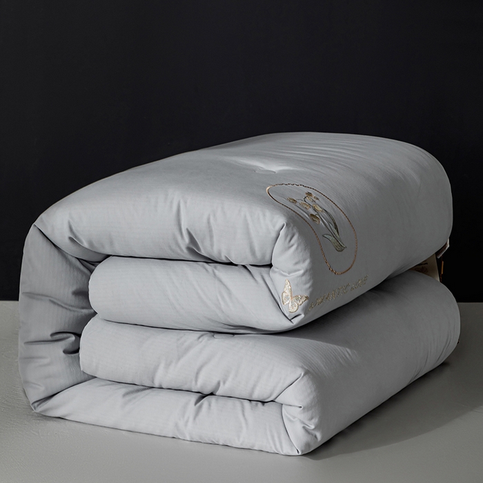 91家纺网 家纺一手货源 找家纺 （总）小牛席业 2025新款A幸运铃兰-新疆棉花被系列棉被冬被春秋被空调被夏被加厚冬被被芯被子