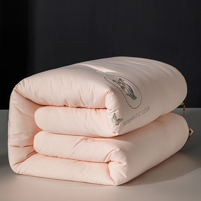 小牛席业 2025新款A幸运铃兰-新疆棉花被系列棉被冬被春秋被空调被夏被加厚冬被被芯被子 A幸运铃兰-新疆棉花被系列（粉色）