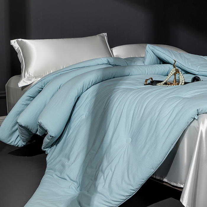 91家纺网 家纺一手货源 找家纺 小牛席业 2025新款A幸运铃兰-新疆棉花被系列棉被冬被春秋被空调被夏被加厚冬被被芯被子 A幸运铃兰-新疆棉花被系列（天蓝）