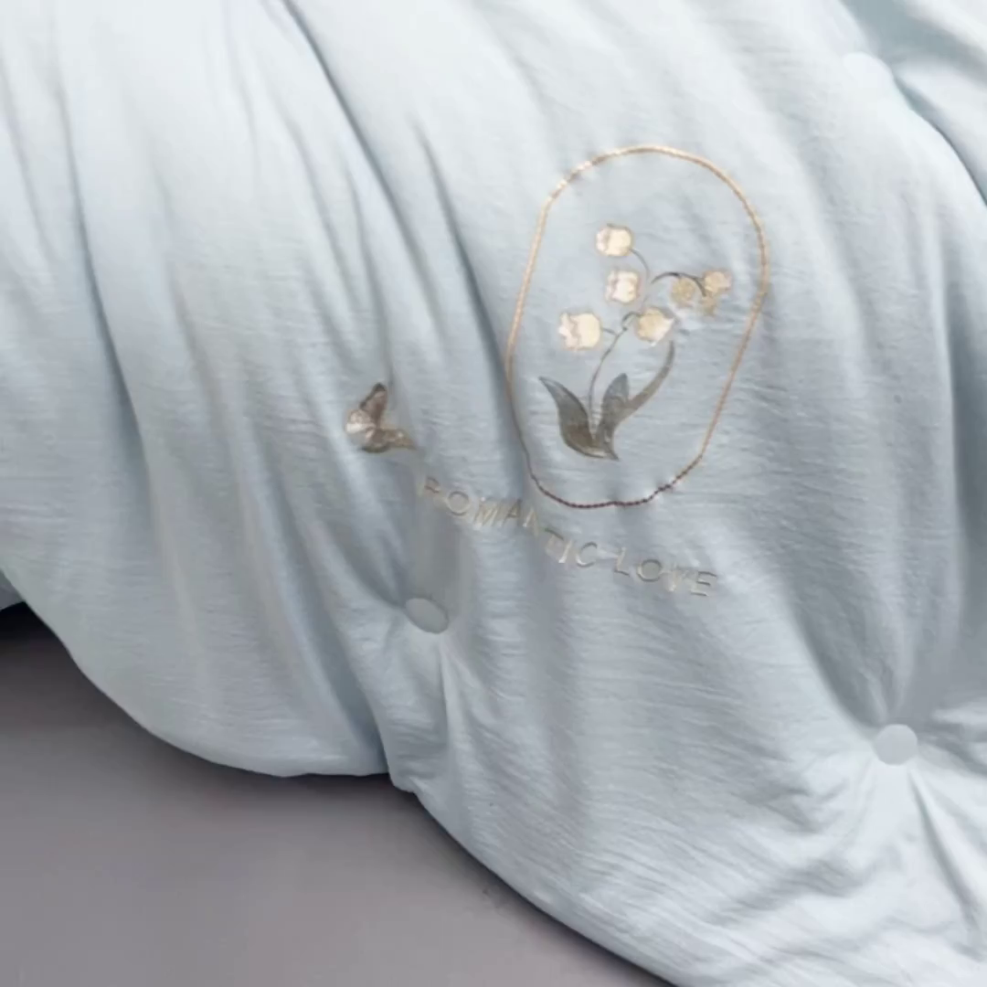 91家纺网 家纺一手货源 找家纺 小牛席业 2025新款A幸运铃兰-新疆棉花被系列棉被冬被春秋被空调被夏被加厚冬被被芯被子 A幸运铃兰-新疆棉花被系列（天蓝）