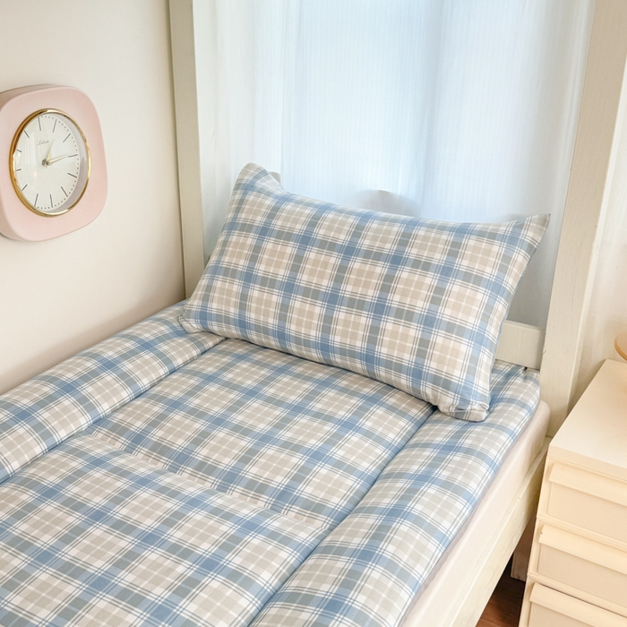 91家纺网 家纺一手货源 找家纺 美宜家 2025新款无印风学生棉花床垫母婴类新疆棉花床垫子软垫家用宿舍床褥垫被单双人出租屋铺底 柠夏兰