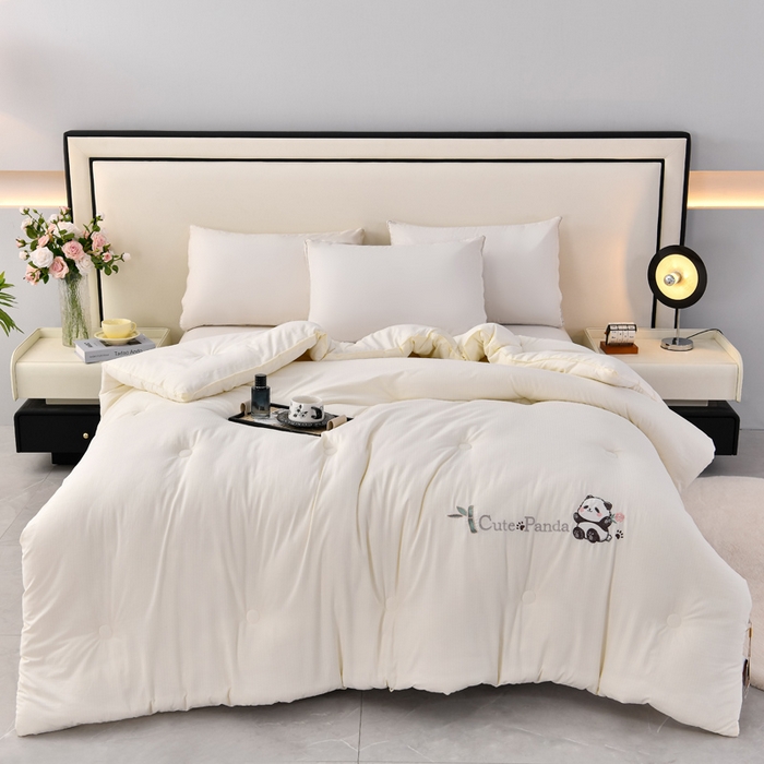 91家纺网 家纺一手货源 找家纺 （总）小牛席业 2025新款熊猫棉花被系列棉被冬被春秋被空调被夏被加厚冬被被芯被子