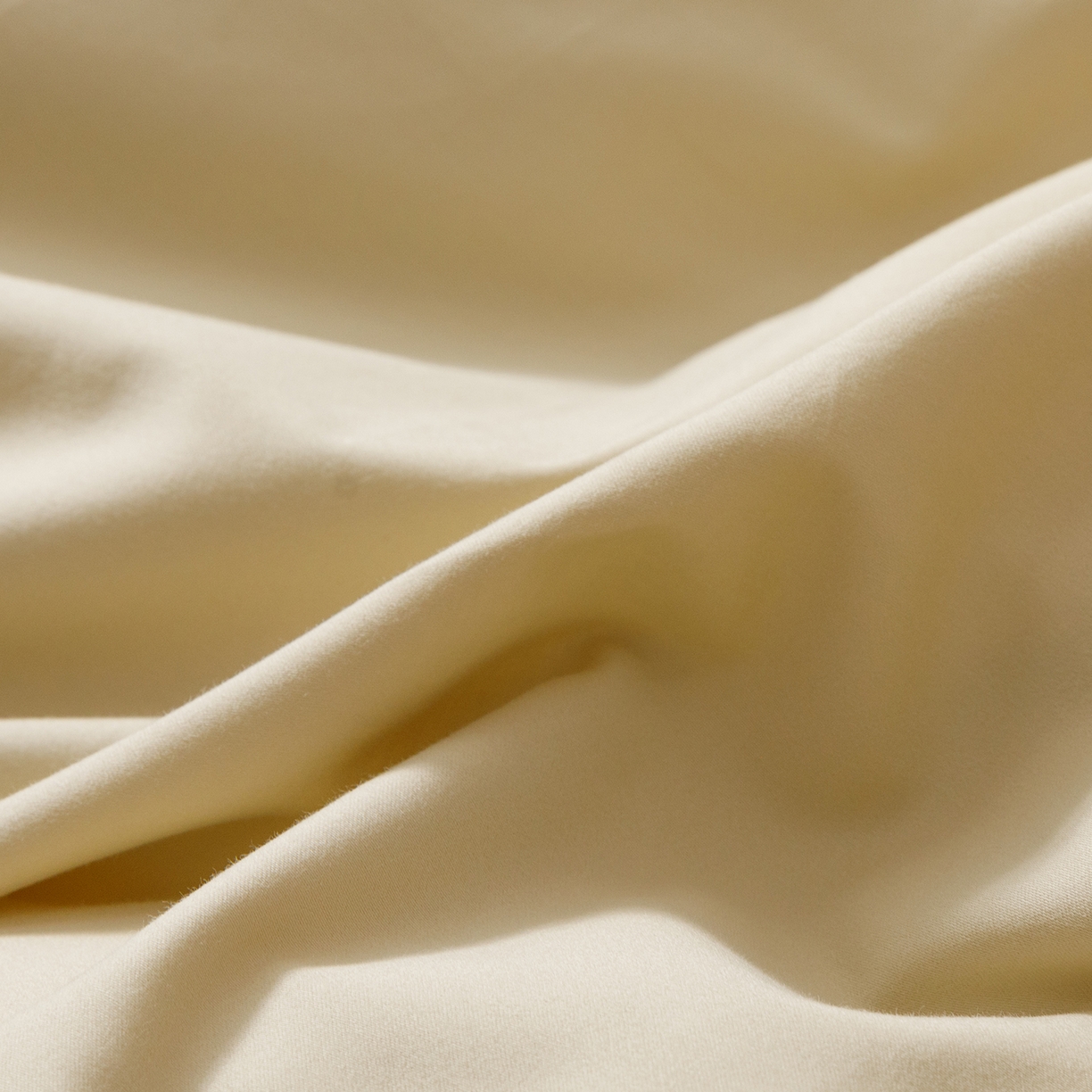 91家纺网 家纺一手货源 找家纺 爱思佳 2025新款A类全棉60s长绒棉纯棉磨毛纯色拼色系列四件套 杏黄