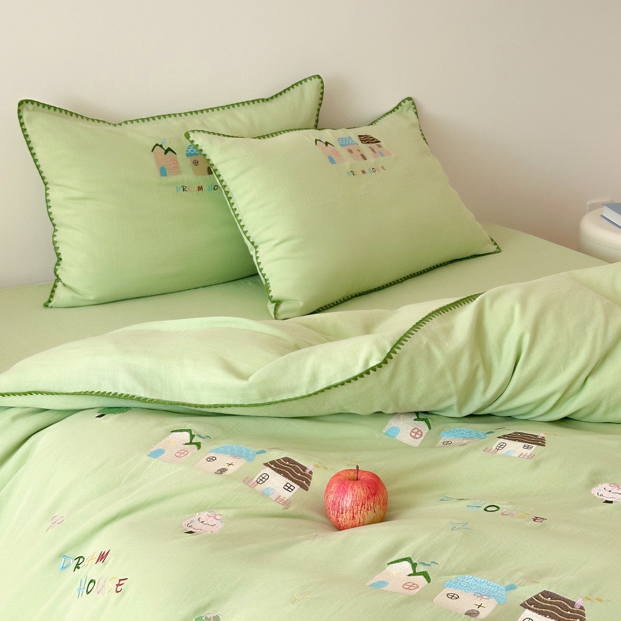 91家纺网 家纺一手货源 找家纺 （总）西西家居 2025新款A类面料超柔有氧双层纱全棉纯棉四件套