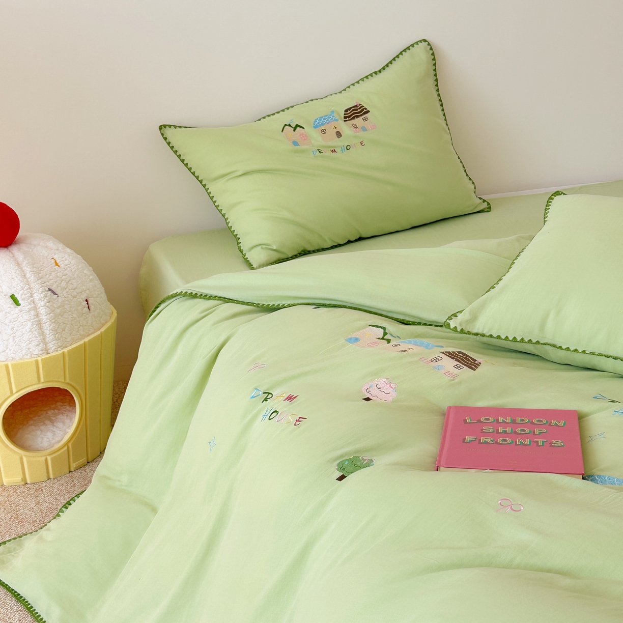 91家纺网 家纺一手货源 找家纺 （总）西西家居 2025新款A类面料超柔有氧双层纱全棉纯棉四件套