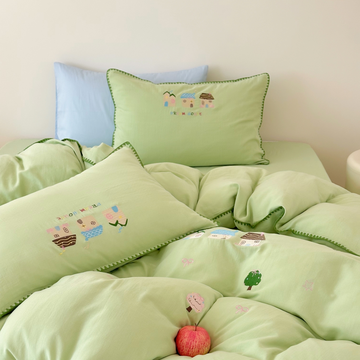 91家纺网 家纺一手货源 找家纺 （总）西西家居 2025新款A类面料超柔有氧双层纱全棉纯棉四件套