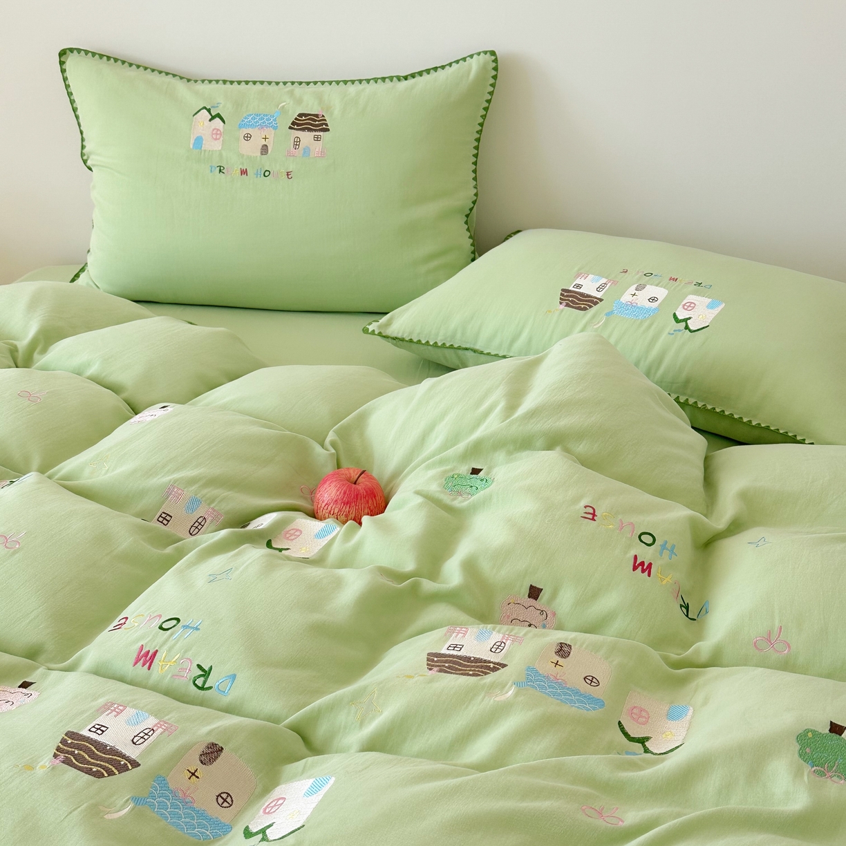 91家纺网 家纺一手货源 找家纺 （总）西西家居 2025新款A类面料超柔有氧双层纱全棉纯棉四件套