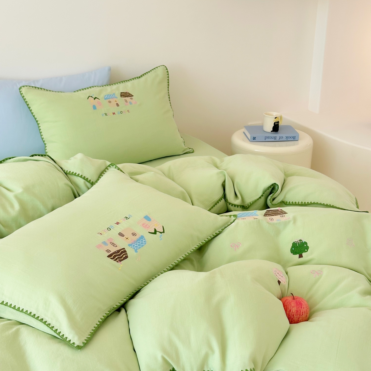 91家纺网 家纺一手货源 找家纺 （总）西西家居 2025新款A类面料超柔有氧双层纱全棉纯棉四件套