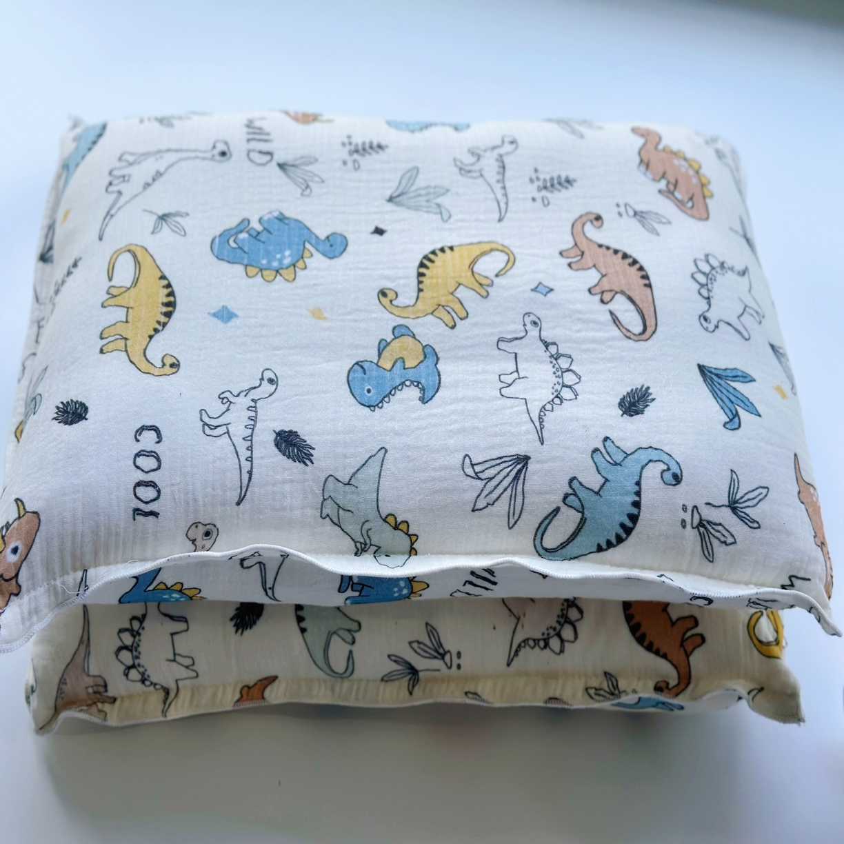 91家纺网 家纺一手货源 找家纺 （总）2025新款全棉皱皱纱儿童枕