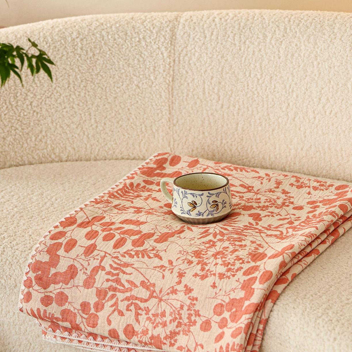 91家纺网 家纺一手货源 找家纺 （总）安莱生活2025新款双层纱多功能盖毯床盖三件套