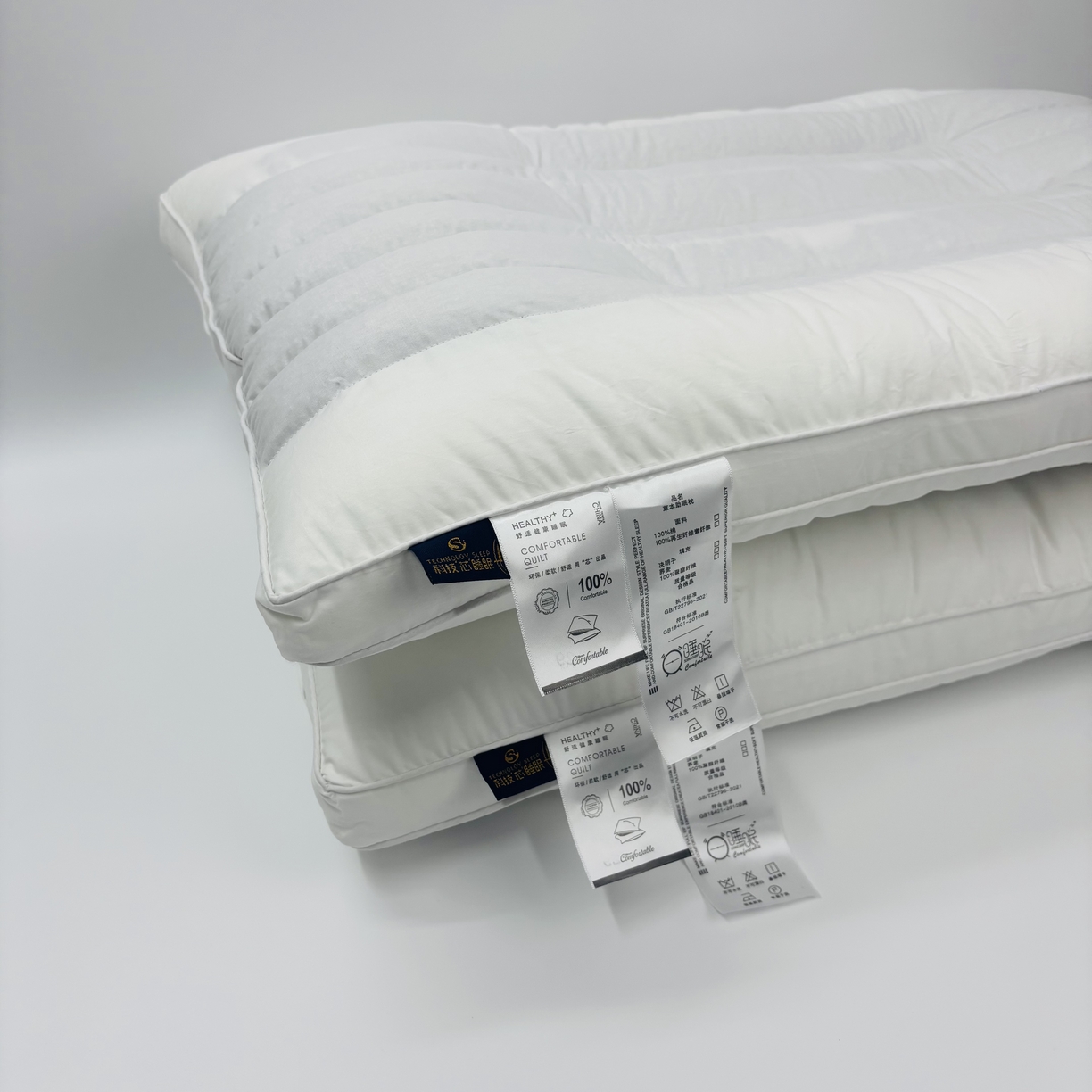 91家纺网 家纺一手货源 找家纺 （总）2025新款酒店款全棉荞麦两用护颈枕