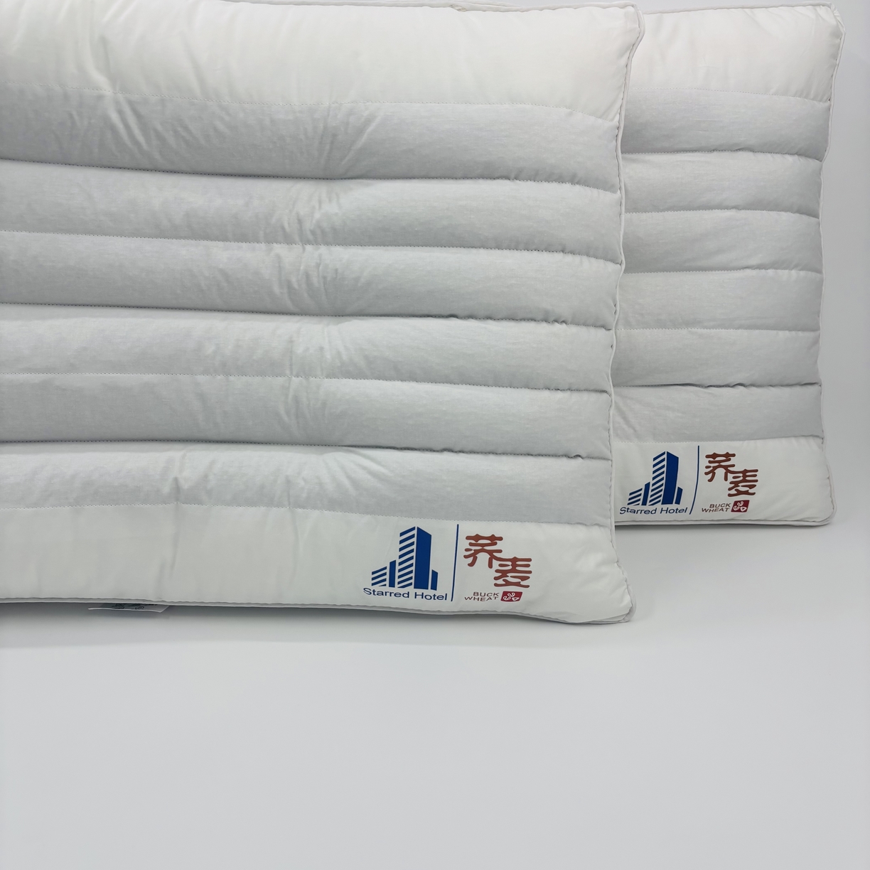 91家纺网 家纺一手货源 找家纺 （总）2025新款酒店款全棉荞麦两用护颈枕