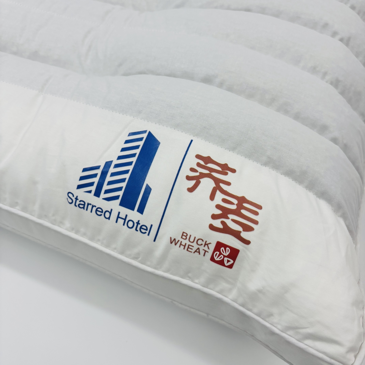 91家纺网 家纺一手货源 找家纺 （总）2025新款酒店款全棉荞麦两用护颈枕