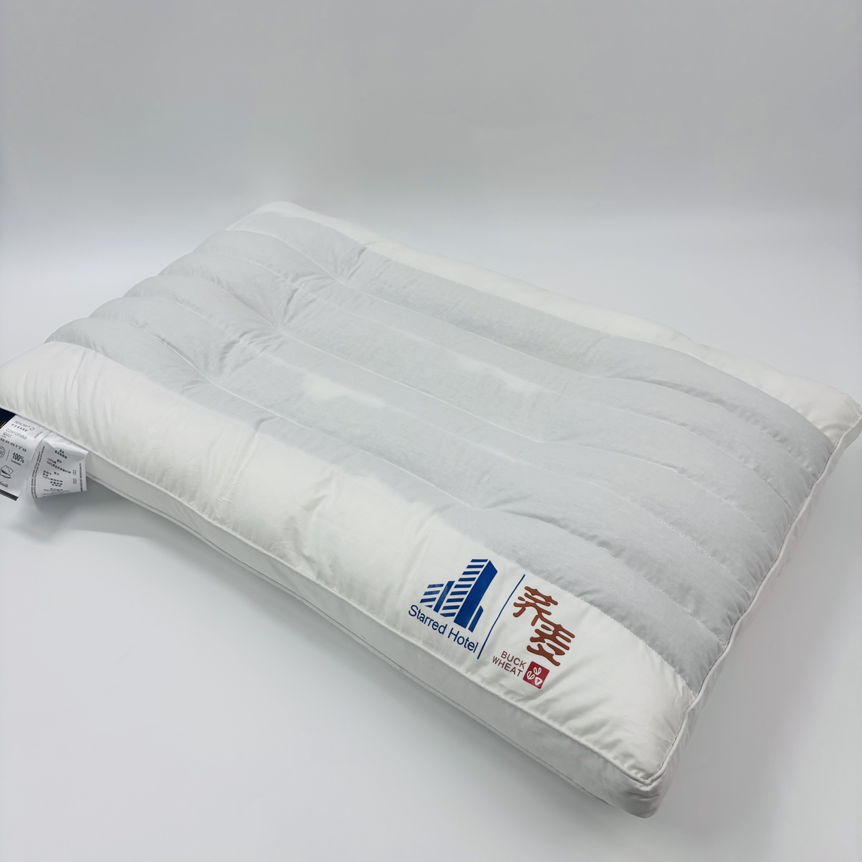 91家纺网 家纺一手货源 找家纺 （总）2025新款酒店款全棉荞麦两用护颈枕