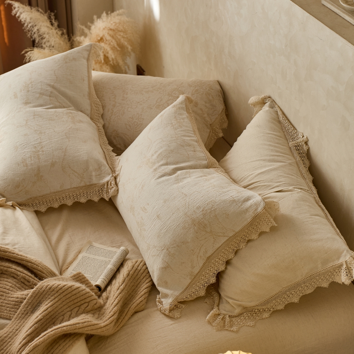 91家纺网 家纺一手货源 找家纺 （总）安莱生活2025新款棉麻高端系列四件套