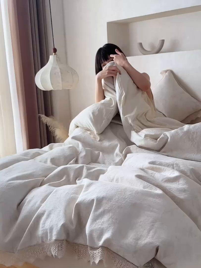 91家纺网 家纺一手货源 找家纺 （总）安莱生活2025新款棉麻高端系列四件套