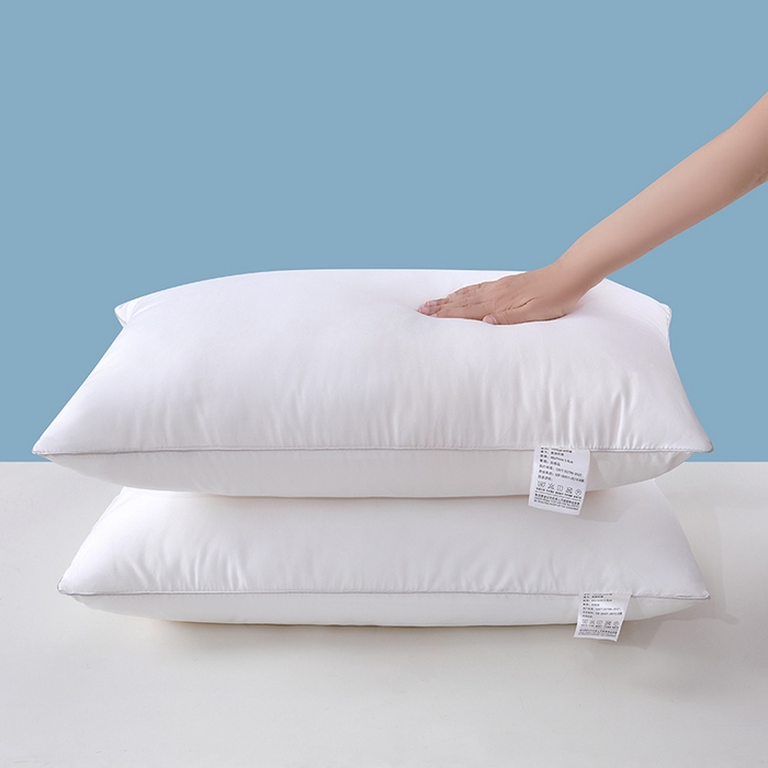 91家纺网 家纺一手货源 找家纺 优承佳生活馆（床垫） 2025新款亲肤棉高弹羽丝棉枕 枕头枕芯 单边款