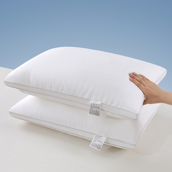 91家纺网 家纺一手货源 找家纺 优承佳生活馆（床垫） 2025新款亲肤棉高弹羽丝棉枕 枕头枕芯 立体款