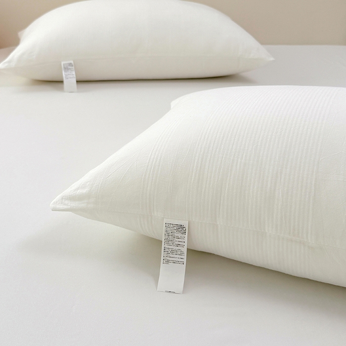 91家纺网 家纺一手货源 找家纺 （总）优承佳生活馆（床垫） 2025新款全棉色织水洗棉羽丝棉枕 枕头枕芯