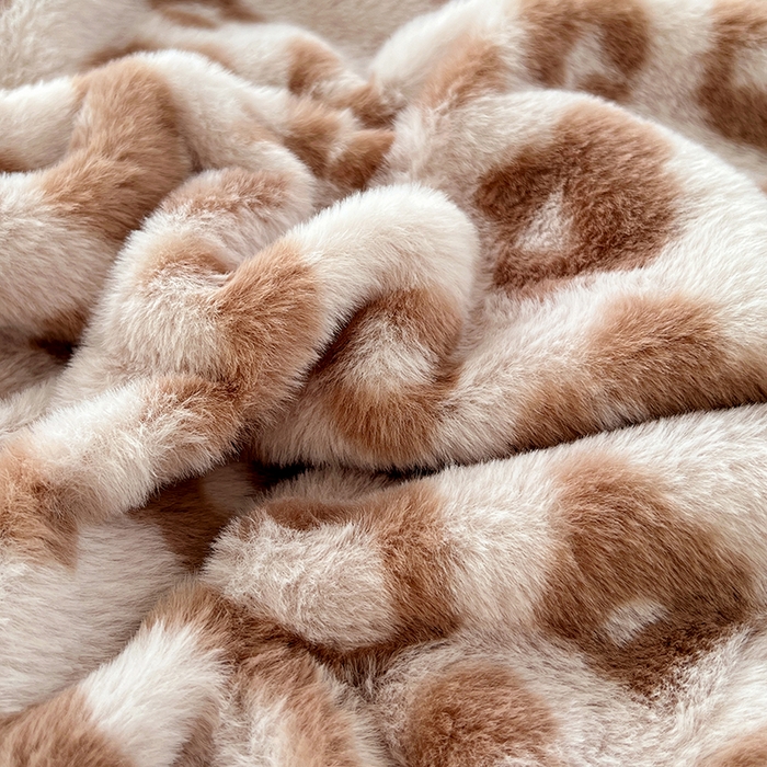 91家纺网 家纺一手货源 找家纺 锦润家纺 2025新款高克重多功能兔毛绒包边毛毯毯子 古朴虎纹