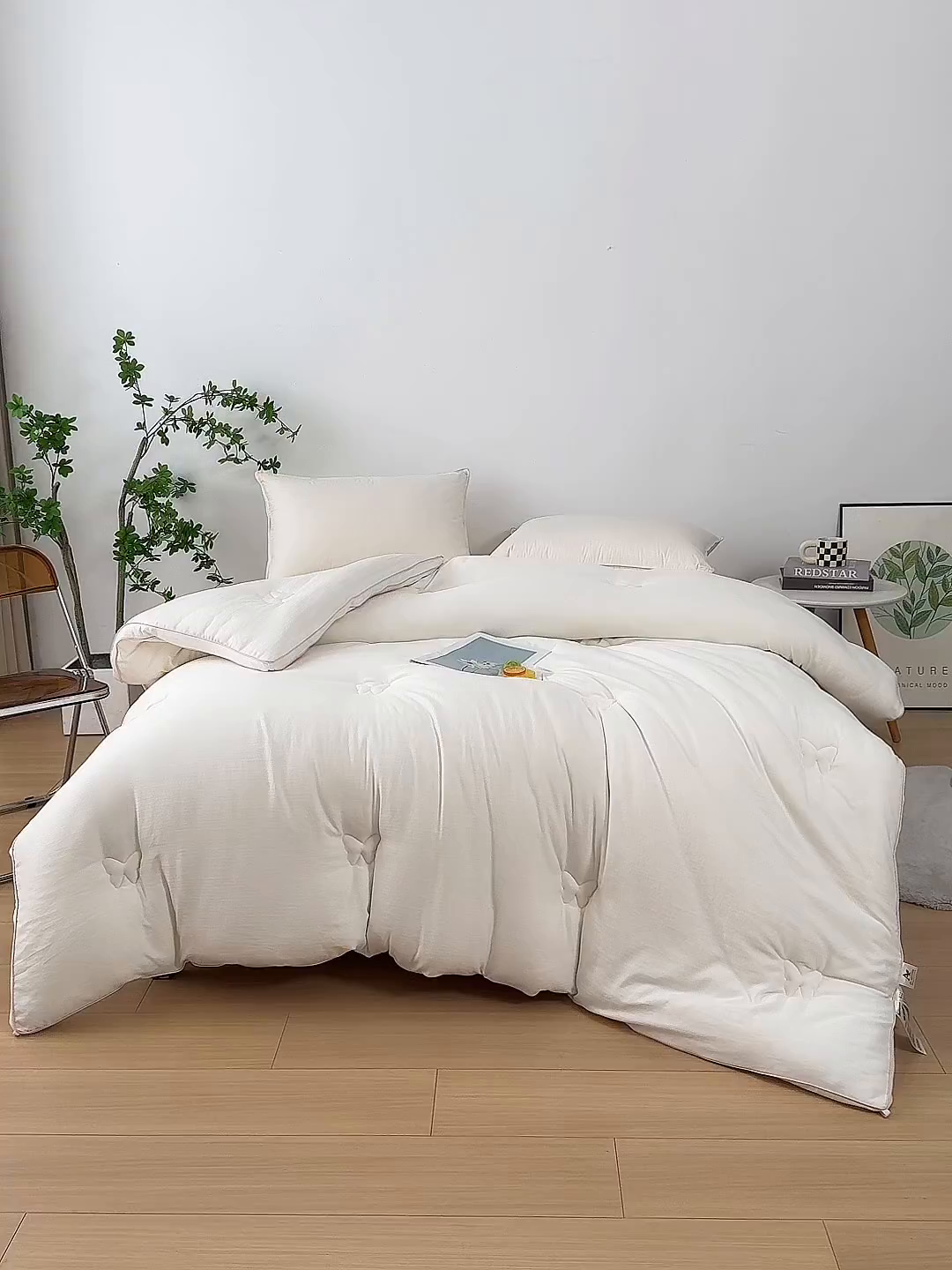 91家纺网 家纺一手货源 找家纺 （总）晚悠家纺 2025新款A类提花云感睡眠立体大豆被子被芯