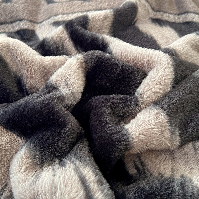 91家纺网 家纺一手货源 找家纺 锦润家纺 2025新款高克重多功能兔毛绒包边毛毯毯子 卡萨