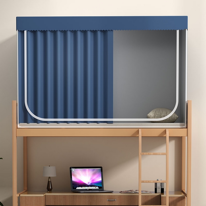 91家纺网 家纺一手货源 找家纺 （总）无瑕家居 2025新款一体式学生床帘蚊帐