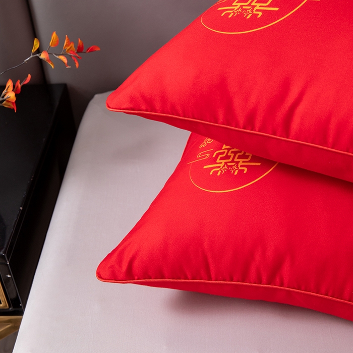 91家纺网 家纺一手货源 找家纺 （总）2025新款跑量款便宜特价磨毛大红婚庆抱枕方垫芯单人枕头枕芯