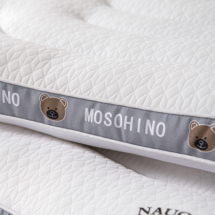 91家纺网 家纺一手货源 找家纺 （总）仁宇枕业 2025新款针织卡通小熊亲子组合枕头枕芯