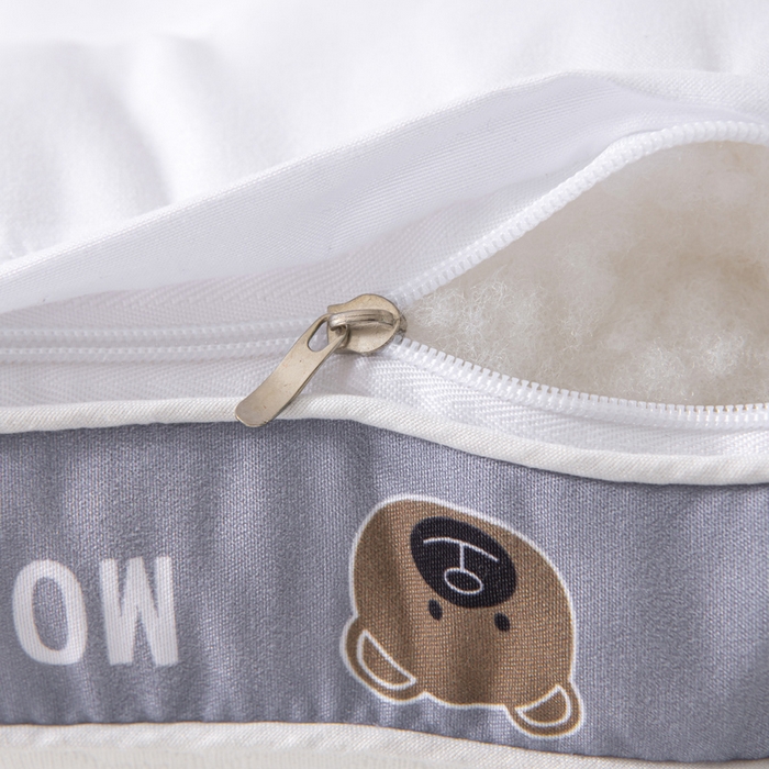 91家纺网 家纺一手货源 找家纺 （总）仁宇枕业 2025新款针织卡通小熊亲子组合枕头枕芯