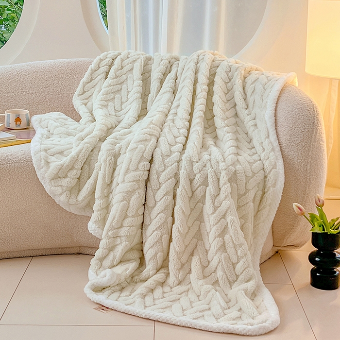 91家纺网 家纺一手货源 找家纺 （总）锦润家纺 2025新款A类双面塔芙绒包边毛毯