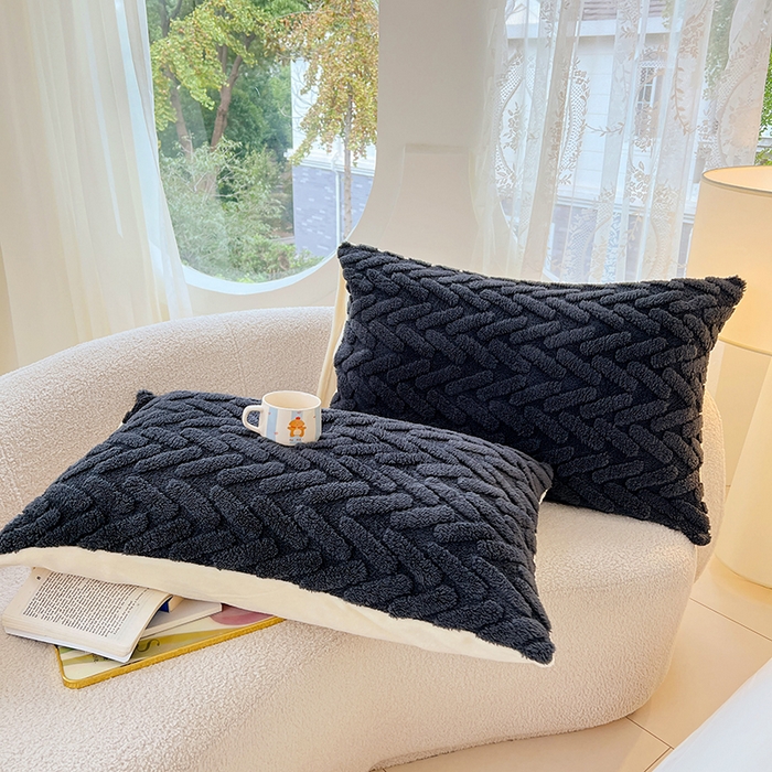 91家纺网 家纺一手货源 找家纺 锦润家纺 2025新款A类双面塔芙绒包边毛毯塔芙绒-深灰