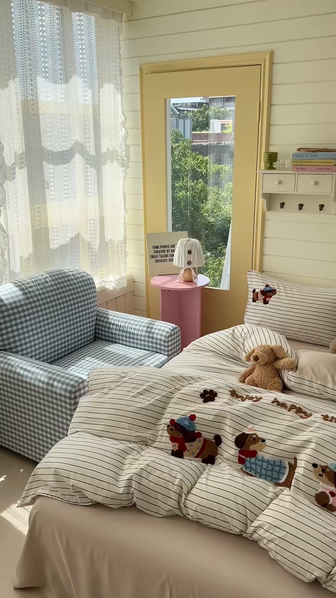 91家纺网 家纺一手货源 找家纺 优悦生活馆 2025新款水洗棉毛巾绣四件套-摩卡酱 摩卡酱-米色