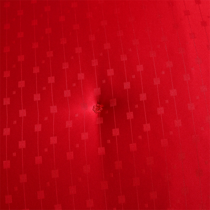 91家纺网 家纺一手货源 找家纺 恒鑫家纺 2025新款提花蚕丝被 婚庆红