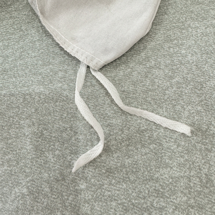 91家纺网 家纺一手货源 找家纺 凌鼎 2025新款100%全棉磨毛四件套数码印花加厚纯棉磨毛四件套烟雨花间灰