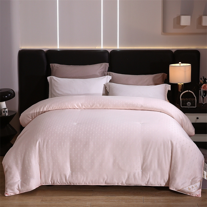 91家纺网 家纺一手货源 找家纺 恒鑫家纺 2025新款提花蚕丝被 美人玉