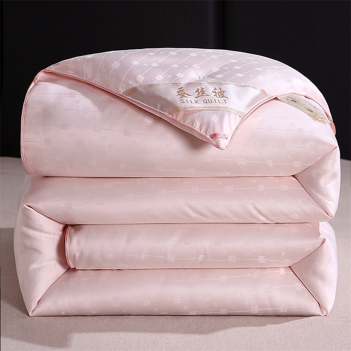 91家纺网 家纺一手货源 找家纺 恒鑫家纺 2025新款提花蚕丝被 美人玉