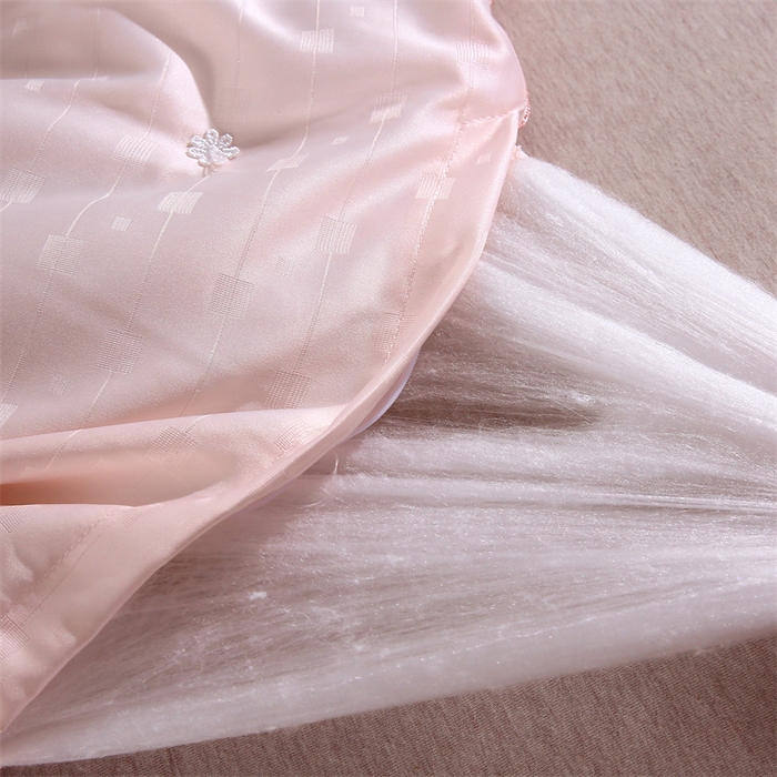 91家纺网 家纺一手货源 找家纺 恒鑫家纺 2025新款提花蚕丝被 美人玉