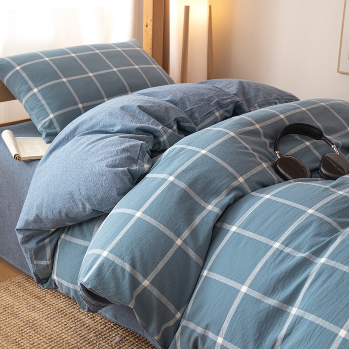 91家纺网 家纺一手货源 找家纺 （总）九沐良品 2025新款亲肤舒适学生宿舍上下铺三件套六件套大礼包宿舍三件套上下铺三件套